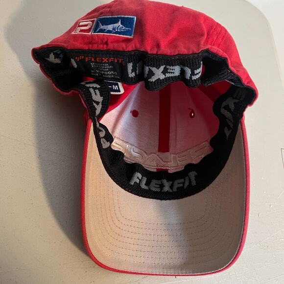 Pelagic Hat Baseball Cap Dad Hat Red Flex Fit Medium/Small Outdoors Mens - Picture 5 of 7